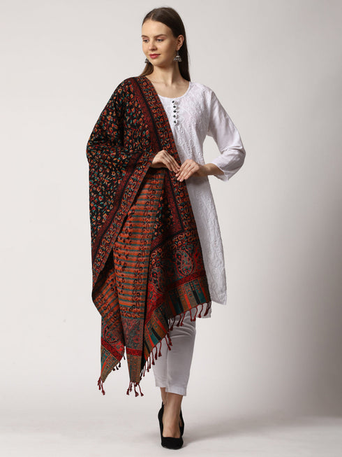 Women's Jamawar Wool Stole